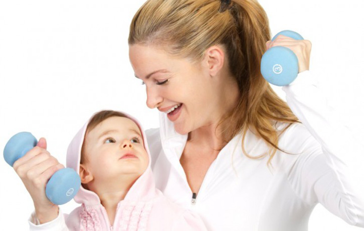 ورزش با نوزاد