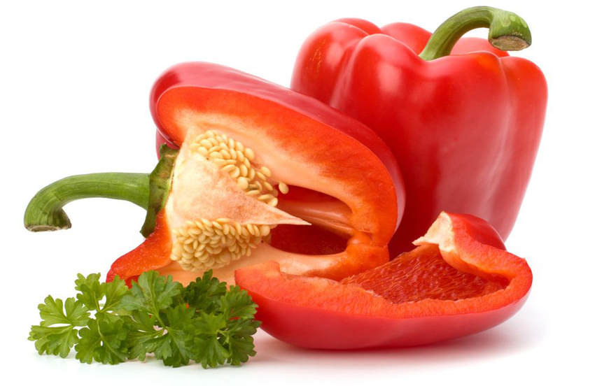 فلفل قرمز و جعفری