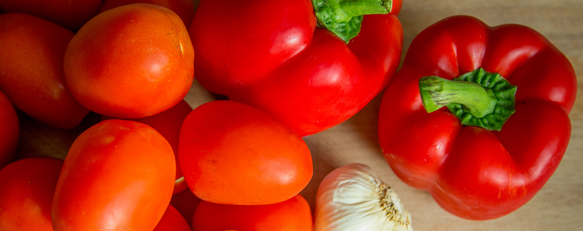 فلفل قرمز و پیاز