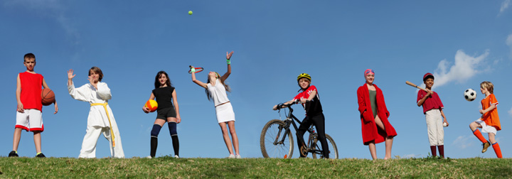 ورزش های مختلف کودکان