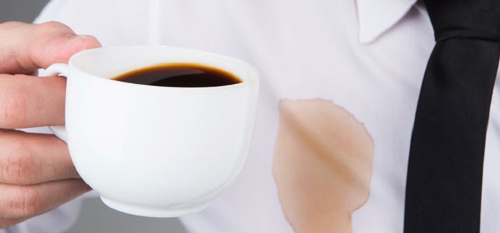 پاک کردن لکه قهوه