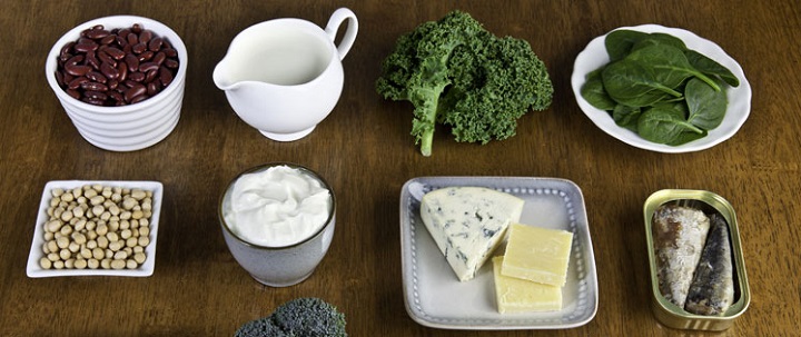 خوراکی های مملو از کلسیم