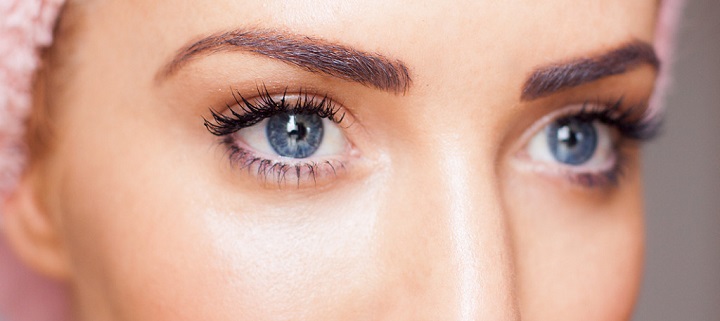 تورم پوست و چروک چشم