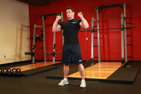 Correct form for Band Squat