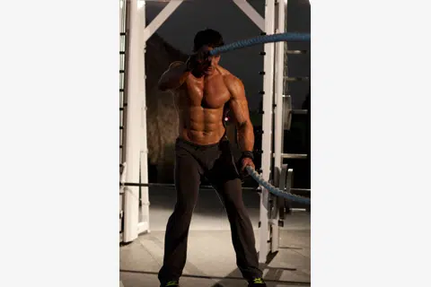 Correct form for Battle Ropes