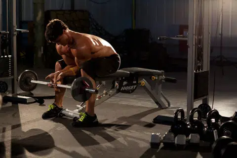 Correct form for Finger Curl