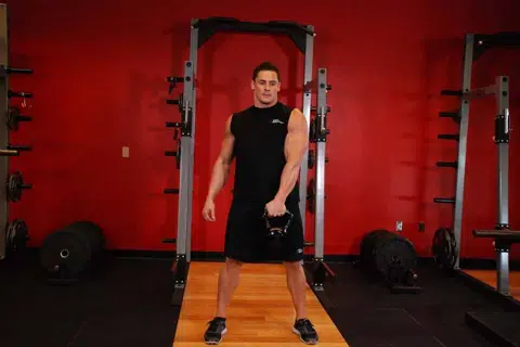 Correct form for One-Arm Kettlebell Swing
