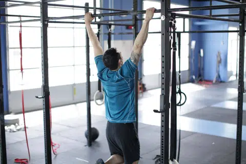 Correct form for Scapular Pull-up