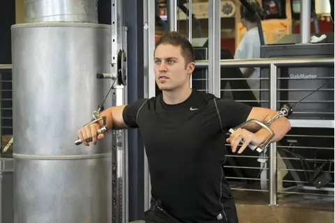 Correct form for Standing Cable Chest Press