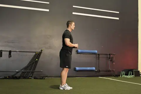Correct form for Standing Hip Circles