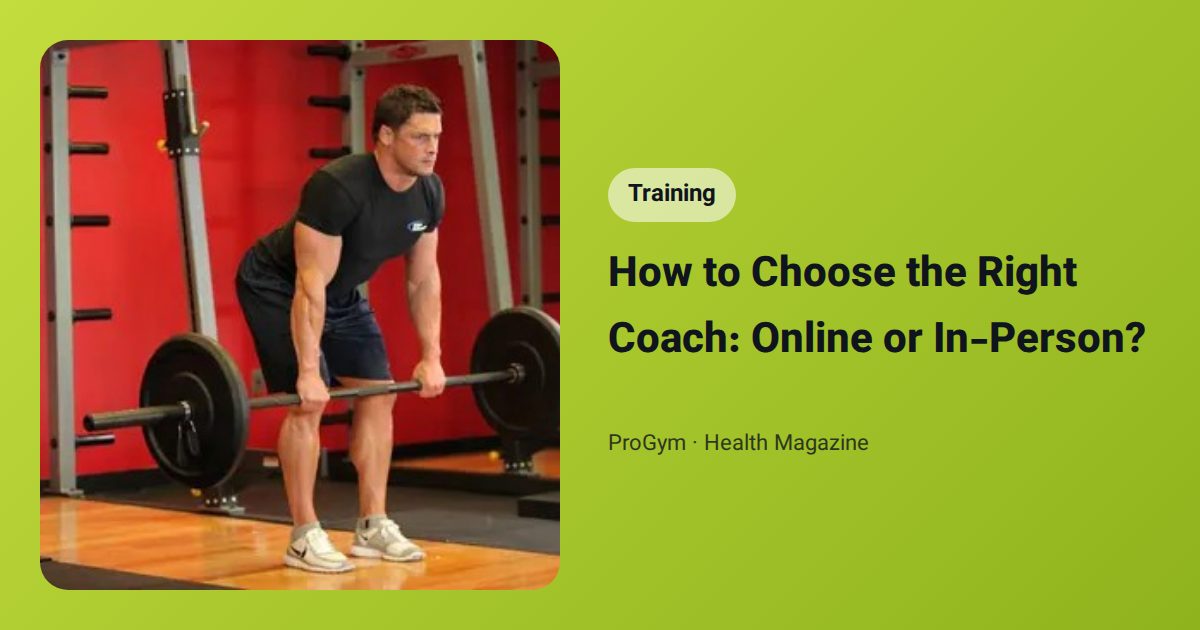How to Choose the Right Coach: Online or In-Person?